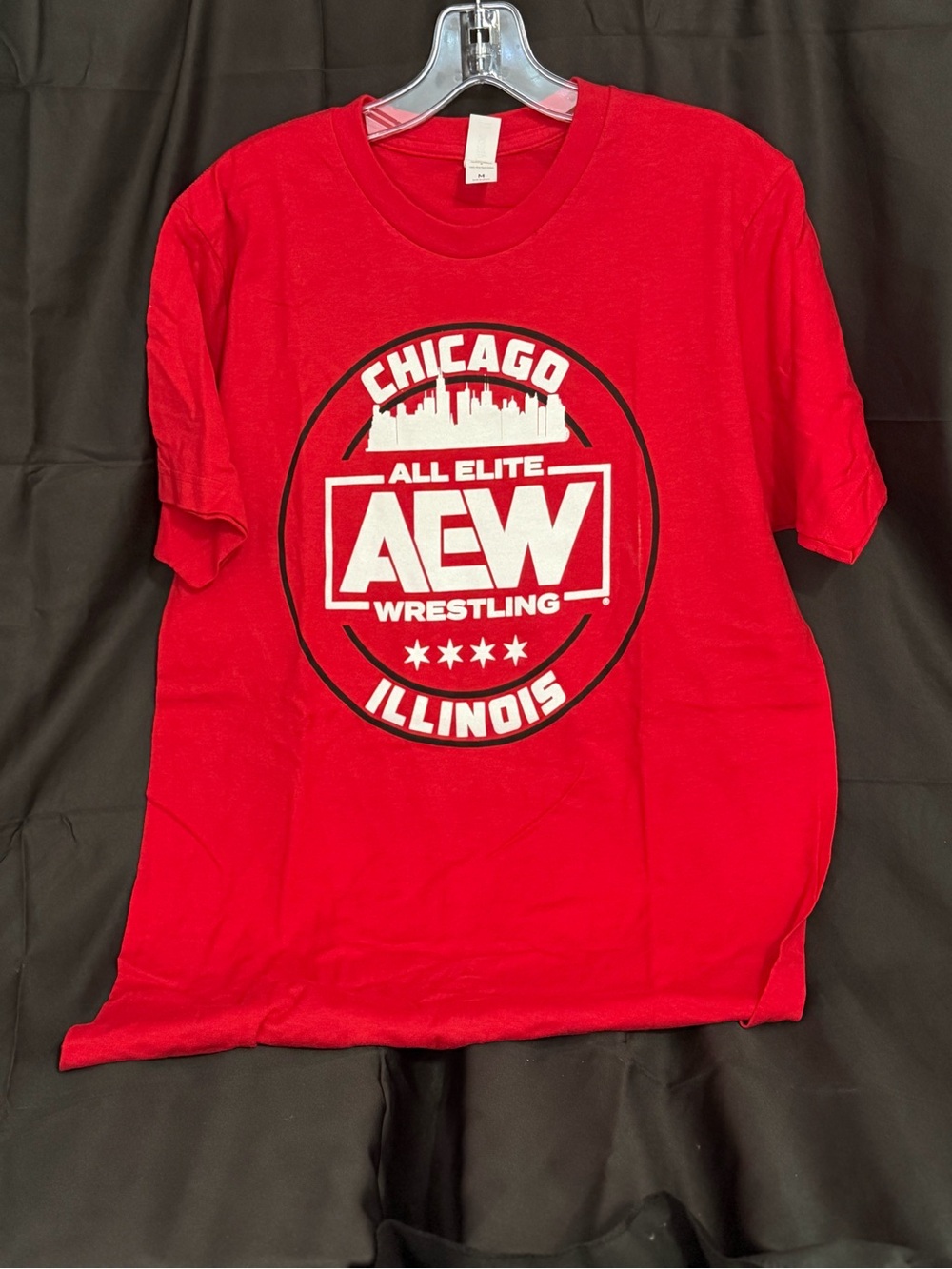 AEW Chicago Illinois Graphic Tee - Red